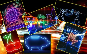 1M/3M/5M, Neon, Luči Dance Party Očala Dekor Svetlobnih, Neon, LED lučka Prilagodljiv EL Žičnih Vrvi Cev vodoodporna LED Trakovi