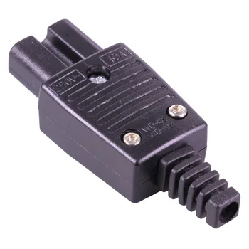 1pc 10A NAS AC 250V 10A 3pin IEC C13 Napajanje Socket Adapter Ženski Jack Rewirable Žice Kabel Priključek