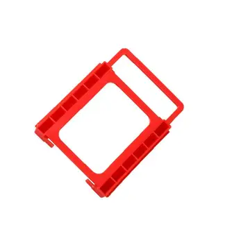 1PC 2,5 Do 3,5-Palčni SSD Trdi Disk HDD Vgradni Napajalnik, Nosilec Rdeče Masivnega Trdega Diska Stojalo SSD Podporo Imetnik Plastika Rdeča