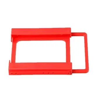 1PC 2,5 Do 3,5-Palčni SSD Trdi Disk HDD Vgradni Napajalnik, Nosilec Rdeče Masivnega Trdega Diska Stojalo SSD Podporo Imetnik Plastika Rdeča