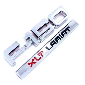 1PC Brezplačna Dostava Plastičnih F150 F-150 F150XLT F-150 XLT LARIAT Vozila Chrome 3d nalepka Simbol Značko