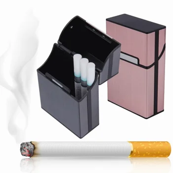 1PC Candy Barve Cigaret Primeru Moda Aluminija 20 KOSOV Cigaret Zmogljivosti Cigarete Primeru Magnetne Sponke Tobak Polje