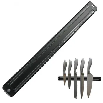 1pc Magnetni klobčičev Wall Mount Črna ABS kovinski Nož Za Placstic Magnet klobčičev