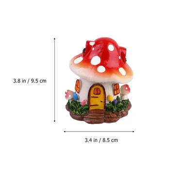 1pc Mushroom House Model Krajinsko Okraski Mini Micro Krajine Bonsaj Pravljice Vrt Krajine DIY Dekor - Gobe