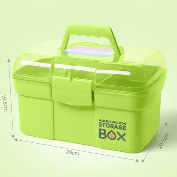 1PC Velike škatle za Shranjevanje za Nohte, Lepila Škatla za Shranjevanje Večnamensko Praktično Multicolor Škatla za Shranjevanje dom, Organizator