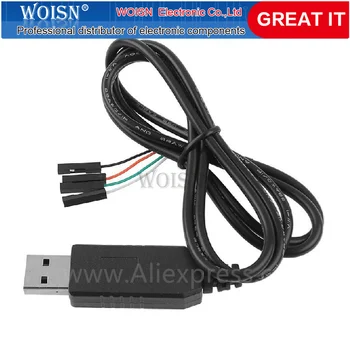 1PCS 1m USB Na RS232 TTL UART PL2303HX Auto Pretvornik USB na KOM Kabel Adapter Modul novo Na Zalogi