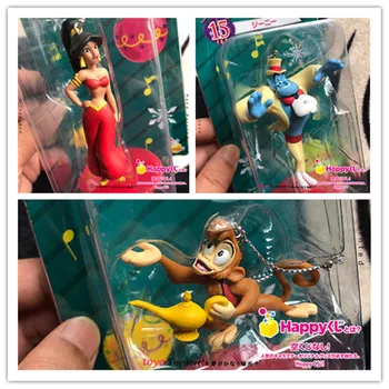 1PCS 4-9 CM Polje 2019 Japonski Božič zbirko ročnih Dekoracijo obesek Disney Aladdin Princesa Jasmina lučka Bog opica