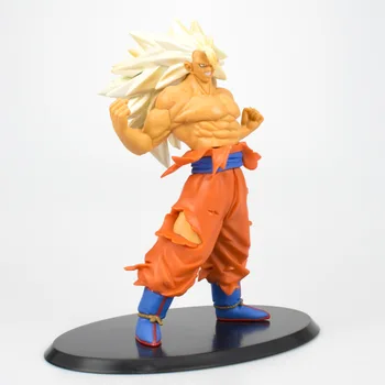 1Pcs Dragon Ball Sina Super Saiyan Model Igrača Dejanje Slika Klasičnih Anime Barvo Polje Okraski Darilo Igrača Zbirka Novost Igrača