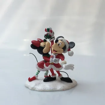1pieces 6 cm Mickey Minnie Božična darila DIY materialov torta okraski zbirka okraski
