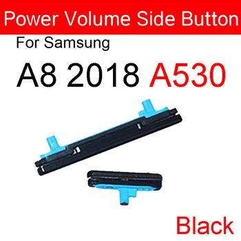 1set(2pcs) Moč Prostornina Strani Gumb Za Samsung Galaxy A8 2018 A530 A8 Plus A8+ 2018 A730 Na Off Napajanje Glasnost Strani Ključnih Delov