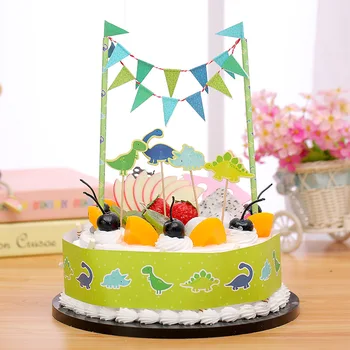 1set Happy Birthday Cake Zastav Robot Pirat vesoljsko Plovilo Torto Pokrivalo morska deklica Princesa Za Poročno zabavo, Rojstni dan Torta Dekor