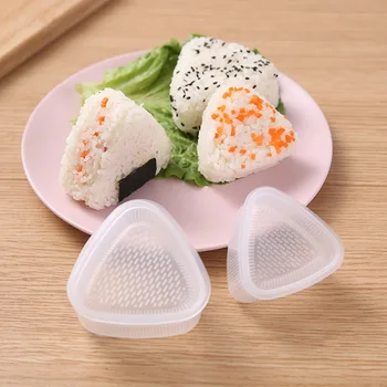 2/4Pcs DIY Suši Plesni Onigiri Riž Žogo Hrane Pritisnite Trikotni Suši Maker Plesni Sushi Kit Japonski Kuhinjski Pribor Bento