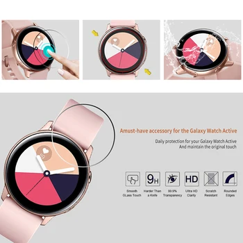2.5 D Pregleden Zaslon Kaljeno Zaščitno folijo Za Samsung Galaxy Watch 42mm 46mm HD 9H Trdoto Anti-Fingerment Zaščito Film
