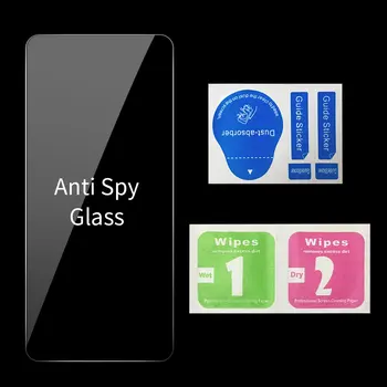 2.5 D Zasebnosti Anti Vohun Kaljeno Steklo za Xiaomi Redmi Opomba 10 9 Pro Max 9s 8 8A 7 7A 7C K30 Mi 9T 10T Poco X3 Pro M3 F3 F2 F1