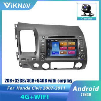 2 din avto multimedijski predvajalnik za Honda Civic sedan 2007 2008 2009 2010 2011 android 10 auto radio stereo GPS navigator DVD predvajalnik