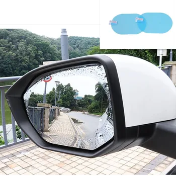 2 Kos Avto Rearview Mirror zaščitna Dež dokazilo Nalepke Za seat leon ibiza ZA alfa romeo/Vw/AUDI A4 A3 A6//LADA/Opel