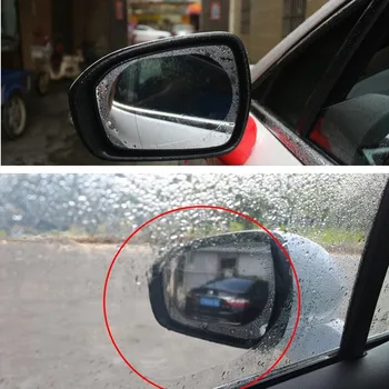 2 Kos Avto Rearview Mirror zaščitna Dež dokazilo Nalepke Za seat leon ibiza ZA alfa romeo/Vw/AUDI A4 A3 A6//LADA/Opel