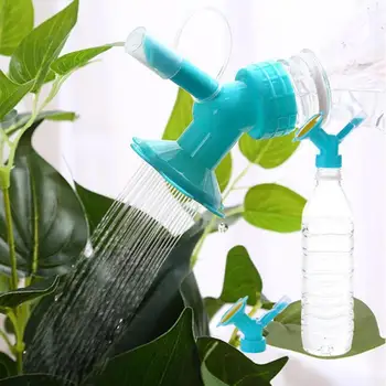 2 V 1 Plastičnih Zalivanje Sprinkler Šoba Za Cvet Domačem Vrtu Cvet, Rastlin, Vode Brizgalk Waterers Steklenico Brizgalk