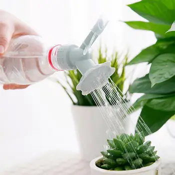 2 V 1 Plastičnih Zalivanje Sprinkler Šoba Za Cvet Domačem Vrtu Cvet, Rastlin, Vode Brizgalk Waterers Steklenico Brizgalk
