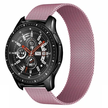 20/22 mm Milanese Zanke Za Samsung Galaxy Watch 3 41 45 mm Prestavi S3 46/42mm Aktivna 2 band Amazfit Bip Huawei GT/2 Magnetni trak