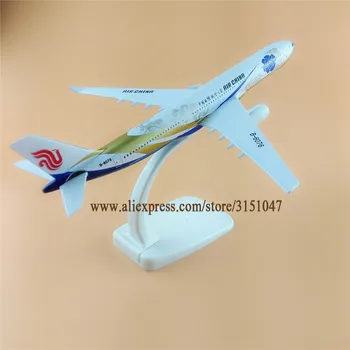 20 cm Zlitine Kovin Air China A330 Modra Peony Airlines Letalo Model Kitajska Airbus 330 B-6076 Airways Letalo Modela Letala Darilo