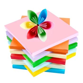 200 Listov 20 Barvo Origami Papir za Otroke Dvojno Stranicami Origami Kvadratov v Žive Barve 6 Inch Papir Enostavno Krat za Umetnosti Obrti
