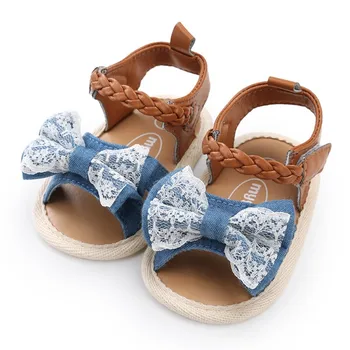 2018 Nove Modne Baby Dekleta Poletne Sandale Mehko Tekstilnih Notranjo Otroške Čevlje, Copate 6 Stilov Princesa Otroške Sandale