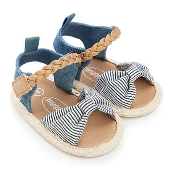 2018 Nove Modne Baby Dekleta Poletne Sandale Mehko Tekstilnih Notranjo Otroške Čevlje, Copate 6 Stilov Princesa Otroške Sandale