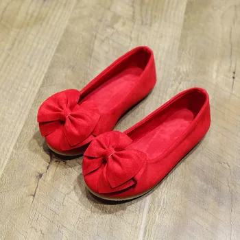 2019 spomladi in jeseni novi korejski dekleta' eno čevlji princesa čevlji lok otroci enotni čevlji, kapa, otroški usnjeni čevlji