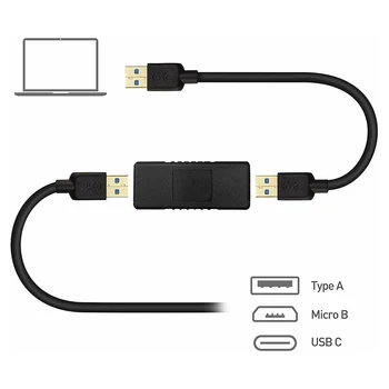 2019 USB-A Ženski USB-A Ženski vmesnik USB 3.0 Dvojno Ženski Adapter H-najboljša