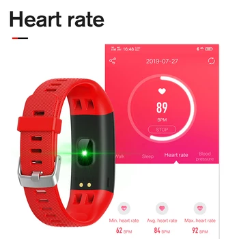 2019 Y10 Smart Band Pedometer Srčni utrip, Krvni Tlak Monitor 1.14 palčni Fitnes Zapestnica IP67 Nepremočljiva Smart Manžeta
