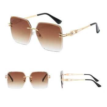 2020 Klasičnih Kvadratnih sončna Očala Ženske blagovne Znamke Oblikovalec Letnik Gradient Odtenki sončna Očala UV400 Oculos Feminino Lentes