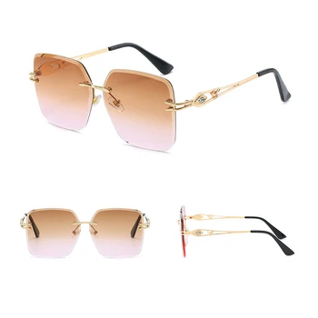 2020 Klasičnih Kvadratnih sončna Očala Ženske blagovne Znamke Oblikovalec Letnik Gradient Odtenki sončna Očala UV400 Oculos Feminino Lentes
