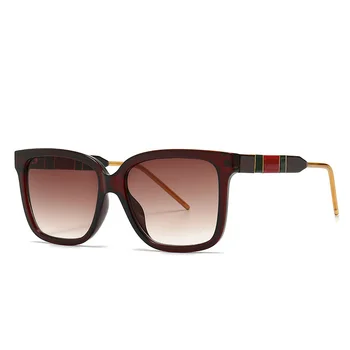 2020 Nove Luksuzne blagovne Znamke Modno Oblikovanje Kvadratnih sončna Očala Ženske Moški Letnik Gradient sončna Očala Anti-modra Optični Glassese UV400