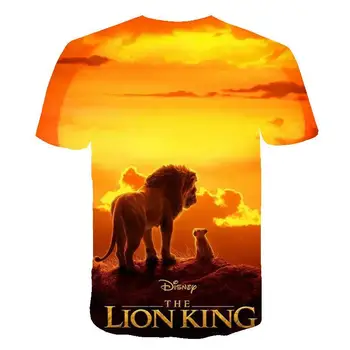 2020 Novega Filma Kraljestvo Kralja Levji Kralj Simba 3d Children 'S Wear Fant /Dekle, Otroci Športna T Majica Kratek Rokav Obleke