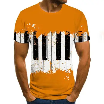 2020 Novo 3d Lobanje T -Shirt Punk Majica s kratkimi rokavi Moški Natisnjeni Priložnostne Tshirt O Vratu Hip Hop Kratkimi Rokavi Velikosti Xxs -6xl