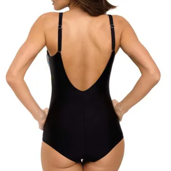 2020 Novo-Kos Velike Kopalke, Zaprta Ženska Plus Velikost Kopalk Za Bazen Swim Bather Plaži Telo Kopalne Obleke, Ženske