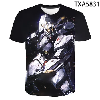 2020 Novo Poletje 3D T shirt Gundam Moški Ženske Otroci Priložnostne Moda Ulične Fant, Dekle, Otroci, ki so Natisnjeni T-shirt Kul Vrhovi Tee