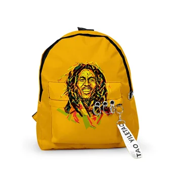 2020 Osebno Bob Marley Nahrbtniki Moški Ženske Harajuku Potovalne Torbe 3D Tiskanja Najstniških Prenosnik Nahrbtnik Torba