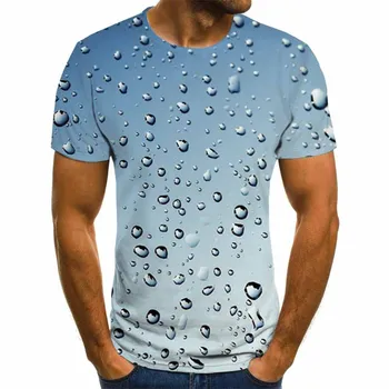 2020 Poletje Novo 3d majica s kratkimi rokavi Moški majica Kratek rokav T srajce Prikrivanje zanimiv vzorec 3dT-shirt Mens Ulica športna Oblačila
