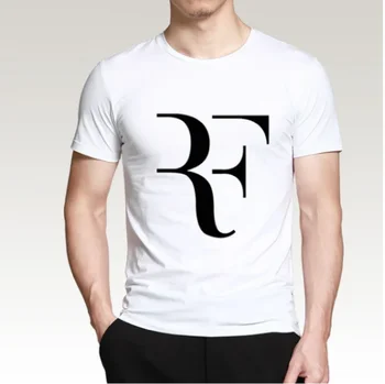 2020NEW design RF roger federer logo majica s kratkimi rokavi barva bombaž Majica s kratkimi rokavi Moški Nov Prihod Slog Kratkimi Rokavi Moški t-shirt