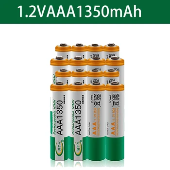 2021 1350mah Ni-MH Bateriji AAA, 1,2 V Baterija za ponovno Polnjenje NI-MH Baterije za Fotoaparat,Igrače Led Svetilko, Baklo