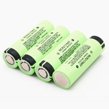 2021 21700 NCR21700T Litijeva Baterija za ponovno Polnjenje 4800mAh 3,7 V 40A Visoko-praznjenje Baterije High-drain Li-ionska Baterija