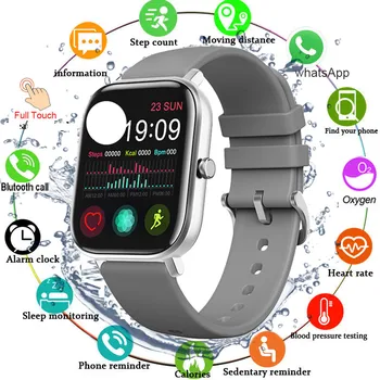 2021 Bluetooth Klic Pametno Gledati 1.68 Palčni Šport Smartwatch Moški Ženske Spanja Srčnega utripa Nepremočljiva Ure Za IOS Android