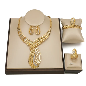 2021 debelo dubaj blagovne znamke Zlato nakit set Nigerija Poroka Poročni Nakit set Moda afriške kroglice Ženske custome nakit sklopov