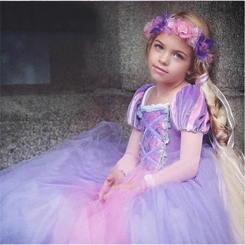 2021 Dekleta Obleko Čipke Princesa Obleko Otroci Obleke Za Dekleta Kostum Pustni Cosplay Stranka Otroci Oblačila Metulj Appliques