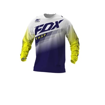 2021 kolesarskih dresov motokros bmx racing t-shirt spustu dh kratek sleeve kolesarjenje oblačila mx poletje thxp fox mtb jersey lokomotiva