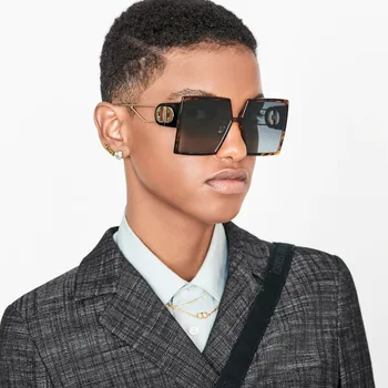 2021 Kvadratnih sončna Očala Ženske Modni Novo Vintage Odtenki Moške blagovne Znamke Design Luksuzni Velika Očala za Sonce UV400 Prevelikih Očal Ženski