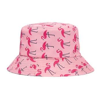 2021 Luksuzni Panama Bucket Pokrivalo Moški Ženske Poletje Vedro Skp Flamingo Tiskanja Bob Klobuk Hip Hop Gorros Ribolov Ribič Klobuk