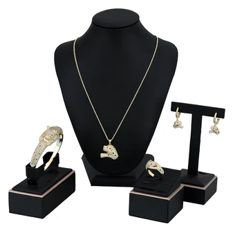 2021 Marca novega modela, poročni nakit set za ženske, modni nakit set bakra visoke kakovosti nakit set